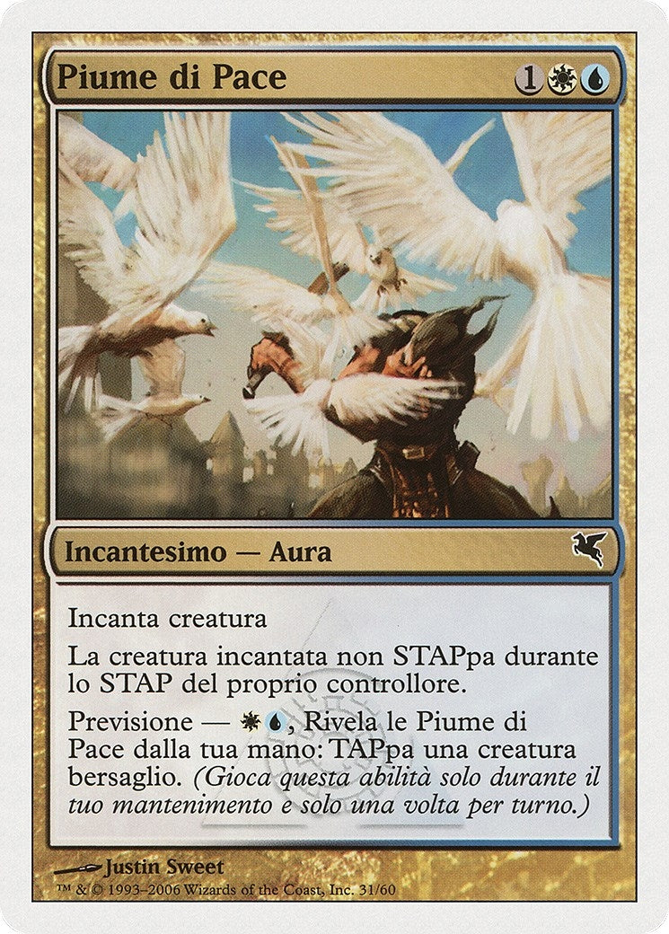 Plumes of Peace (Italian) - "Piume di Pace" (G31) (Magic Encyclopedia 2005 (Salvat/Hachette))