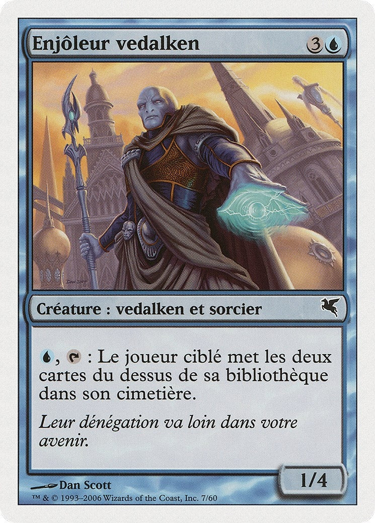 Vedalken Entrancer (French) - "Enjôleur vedalken" (H7) (Magic Encyclopedia 2005 (Salvat/Hachette))