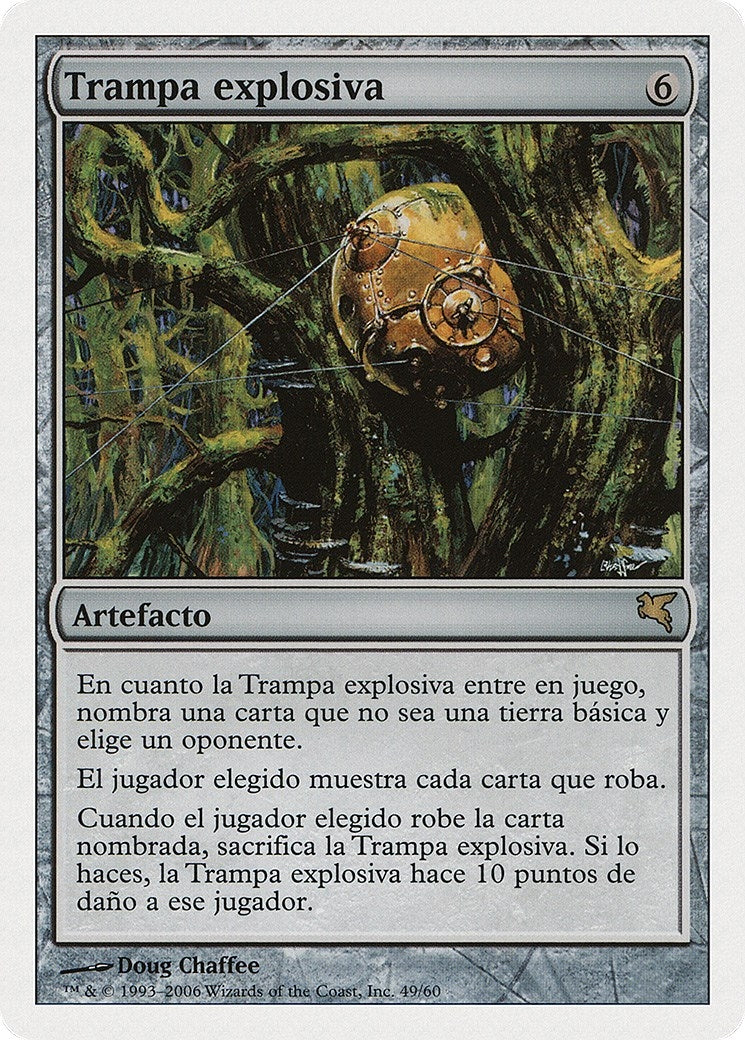 Booby Trap (Spanish) - "Trampa explosiva" (H49) (Magic Encyclopedia 2005 (Salvat/Hachette))