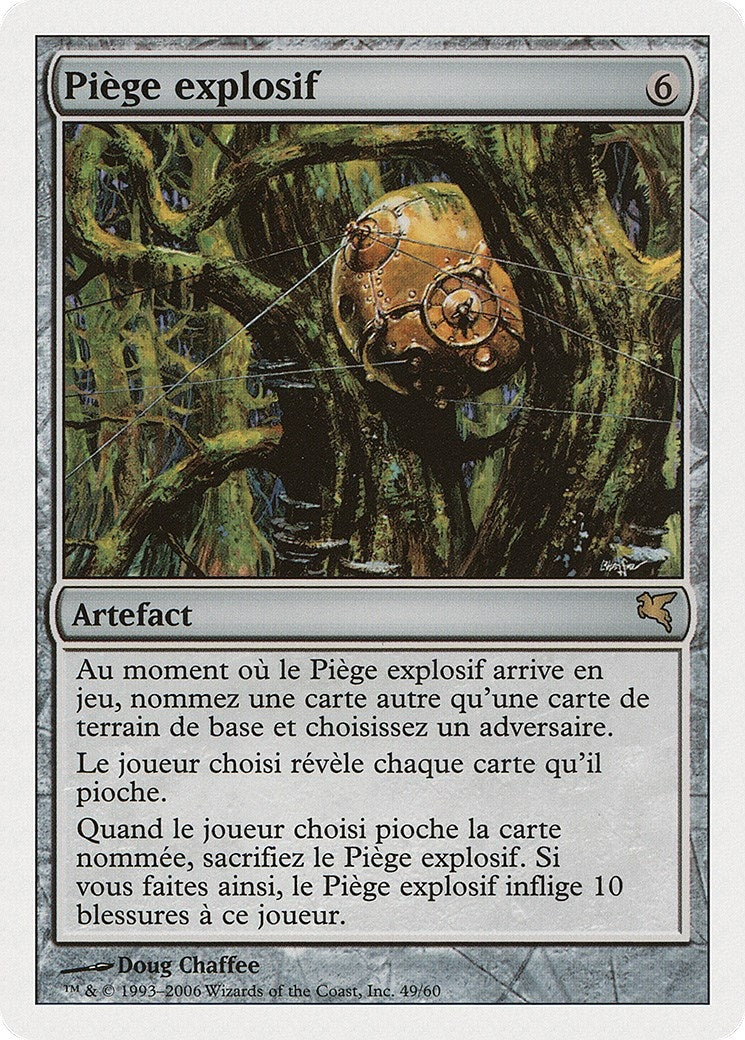 Booby Trap (French) - "Piège explosif" (H49) (Magic Encyclopedia 2005 (Salvat/Hachette))