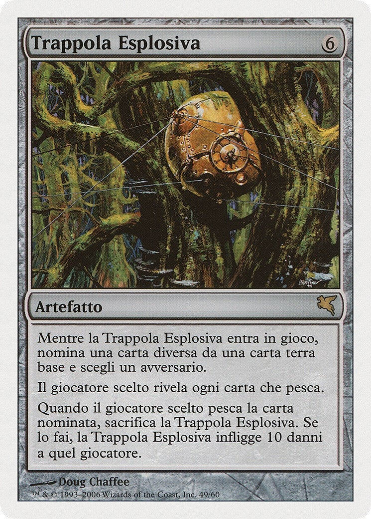 Booby Trap (Italian) - "Trappola Esplosiva" (H49) (Magic Encyclopedia 2005 (Salvat/Hachette))