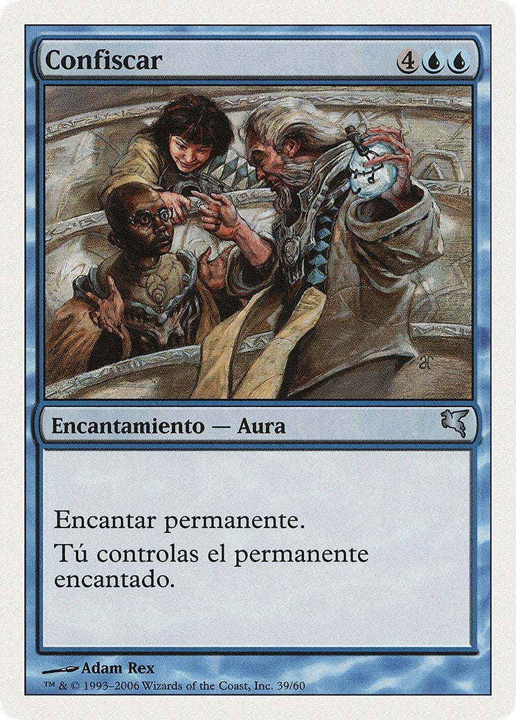 Confiscate (Spanish) - "Confiscar" (G39) (Magic Encyclopedia 2005 (Salvat/Hachette))