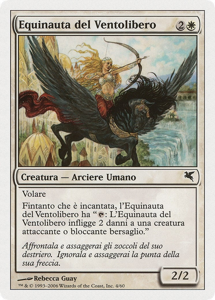 Freewind Equenaut (Italian) - "Equinauta del Ventolibero" (G4) (Magic Encyclopedia 2005 (Salvat/Hachette))
