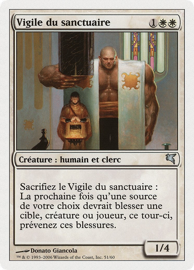 Sanctum Guardian (French) - "Vigile du sanctuaire" (G51) (Magic Encyclopedia 2005 (Salvat/Hachette))