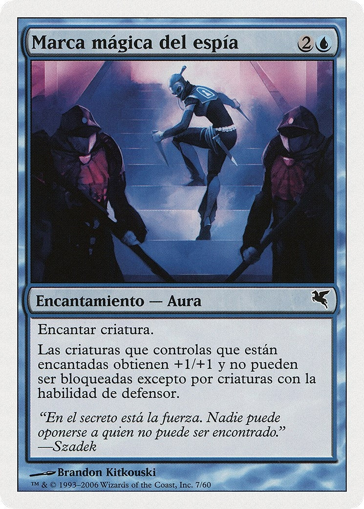 Infiltrator's Magemark (Spanish) - "Marca mágica del espía" (G7) (Magic Encyclopedia 2005 (Salvat/Hachette))