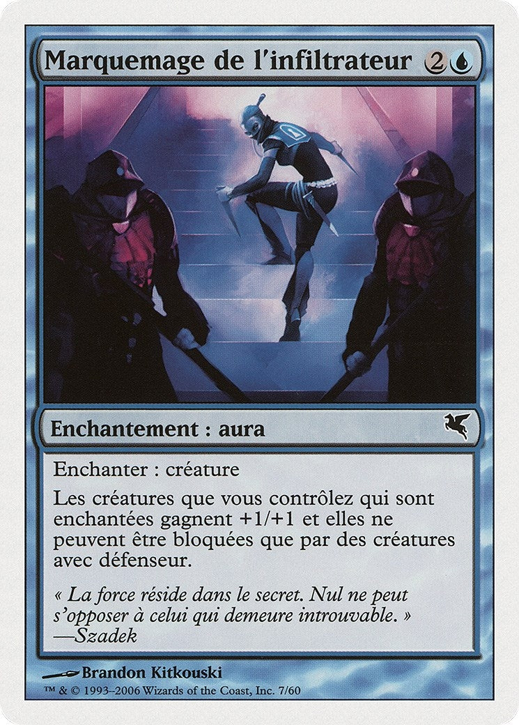 Infiltrator's Magemark (French) - "Marquemage de l'infiltrateur" (G7) (Magic Encyclopedia 2005 (Salvat/Hachette))