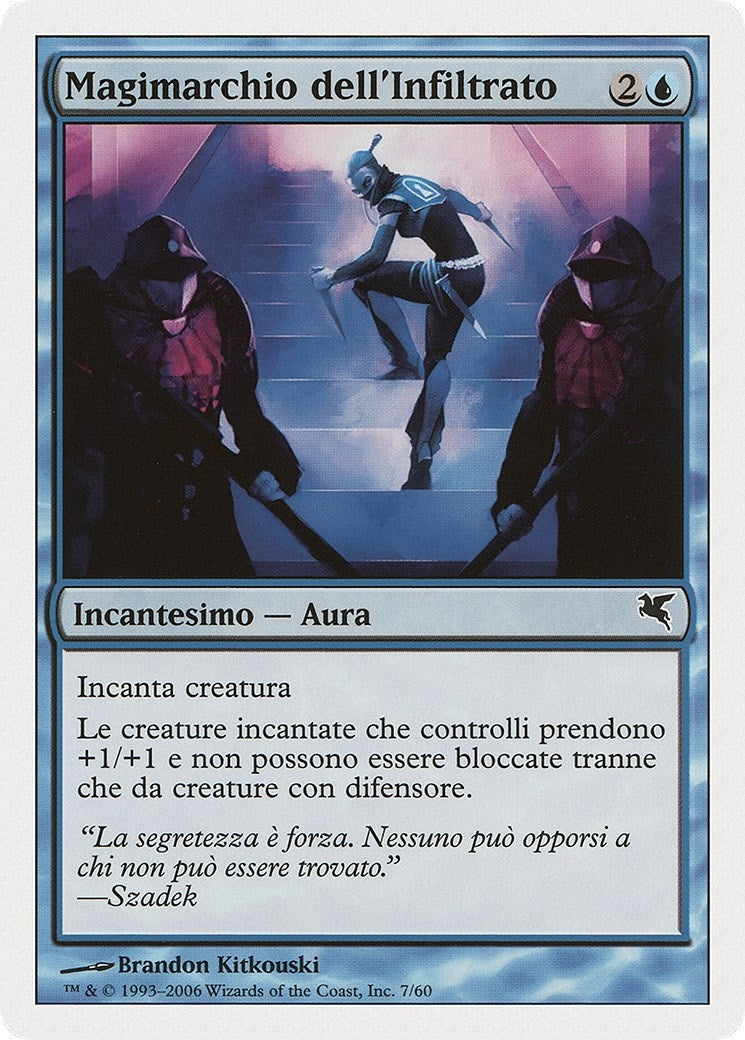 Infiltrator's Magemark (Italian) - "Magimarchio dell'Infiltrato" (G7) (Magic Encyclopedia 2005 (Salvat/Hachette))