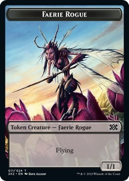 Faerie Rogue // Eldrazi Scion Double-Sided Token (11 // 1) (Double Masters 2022)