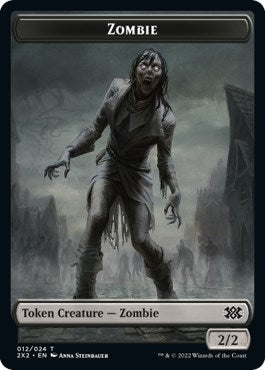 Image for Zombie // Treasure Double-Sided Token (12 // 22) - Magic: The Gathering
