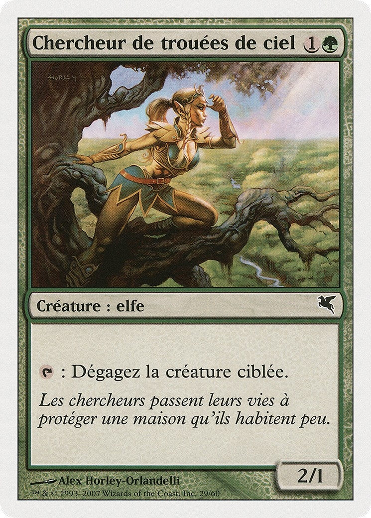 Seeker of Skybreak (French) - "Chercheur de trouées de ciel" (B29) (Magic Encyclopedia 2005 (Salvat/Hachette))