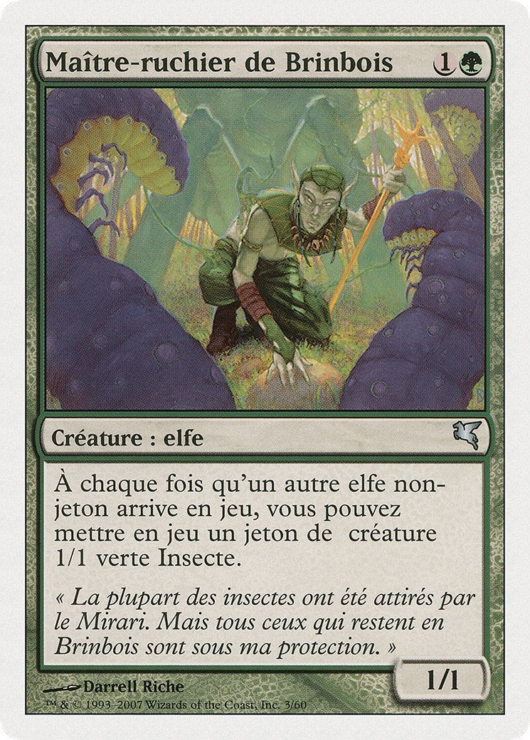 Wirewood Hivemaster (French) - "Maître-ruchier de Brinbois" (B3) (Magic Encyclopedia 2005 (Salvat/Hachette))