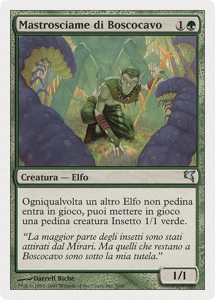 Wirewood Hivemaster (Italian) - "Maître-ruchier de Brinbois" (B3) (Magic Encyclopedia 2005 (Salvat/Hachette))