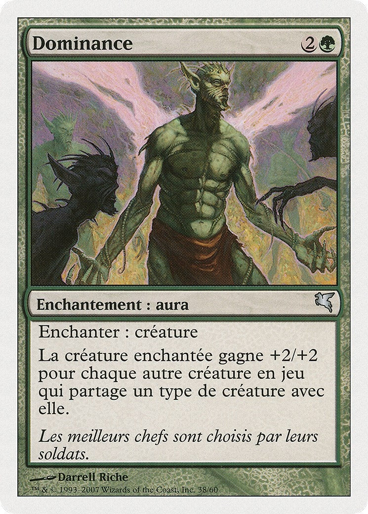 Alpha Status (French) - "Dominance" (B38) (Magic Encyclopedia 2005 (Salvat/Hachette))