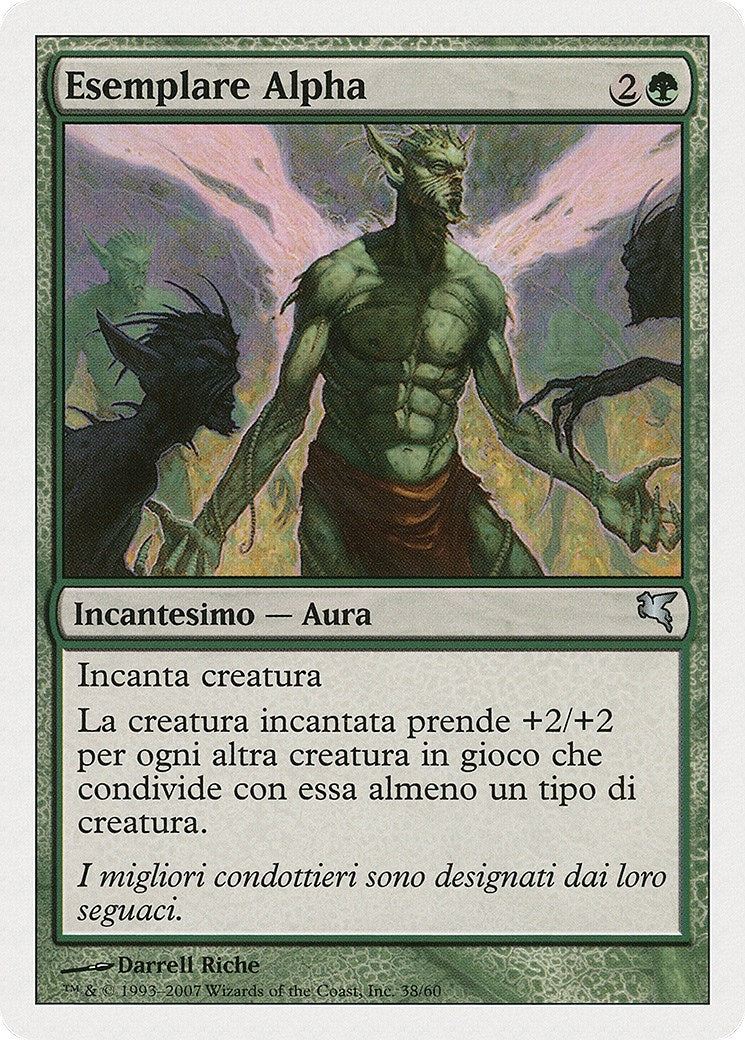 Alpha Status (Italian) - "Esemplare Alpha" (B38) (Magic Encyclopedia 2005 (Salvat/Hachette))