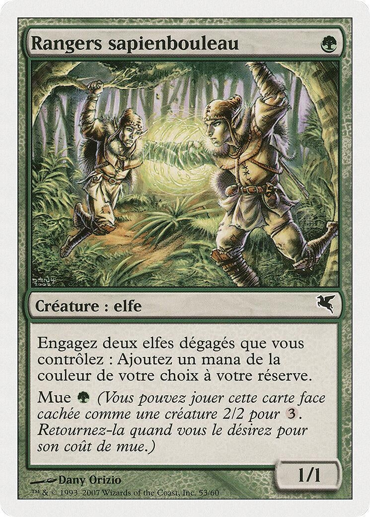 Birchlore Rangers (French) - "Rangers sapienbouleau" (B53) (B53) (Magic Encyclopedia 2005 (Salvat/Hachette))