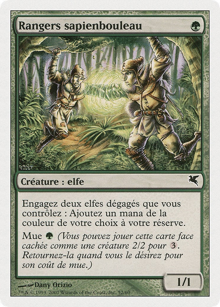 Birchlore Rangers (French) - "Rangers sapienbouleau" (B52) (B52) (Magic Encyclopedia 2005 (Salvat/Hachette))