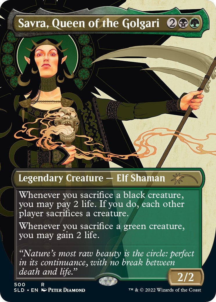 Savra, Queen of the Golgari (500) (Secret Lair Drop Series)