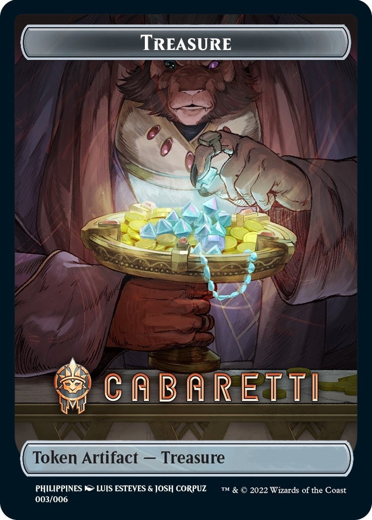 Image for Treasure Token (Cabaretti) [SEA Exclusive] (3) - Magic: The Gathering