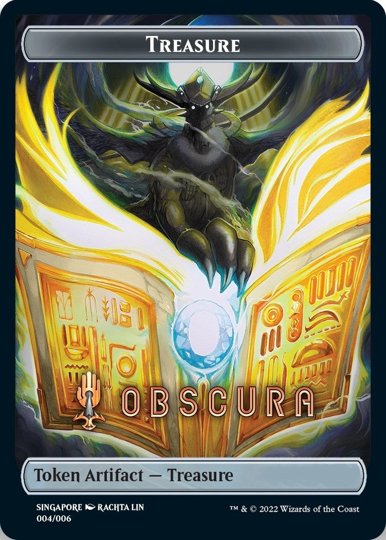 Image for Treasure Token (Obscura) [SEA Exclusive] (4) - Magic: The Gathering