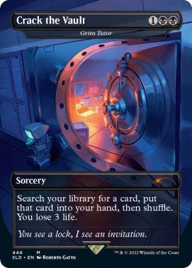 Crack the Vault - Grim Tutor (444) (Secret Lair Drop Series)