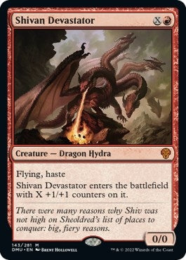 Shivan Devastator (143) (Dominaria United)