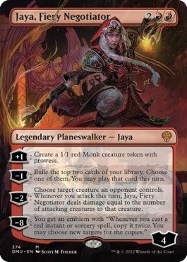 Jaya, Fiery Negotiator (Borderless) (374) (Dominaria United)