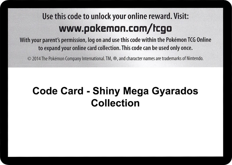 Image for Code Card - Shiny Mega Gyarados Collection (XY - BREAKpoint) - Pokemon