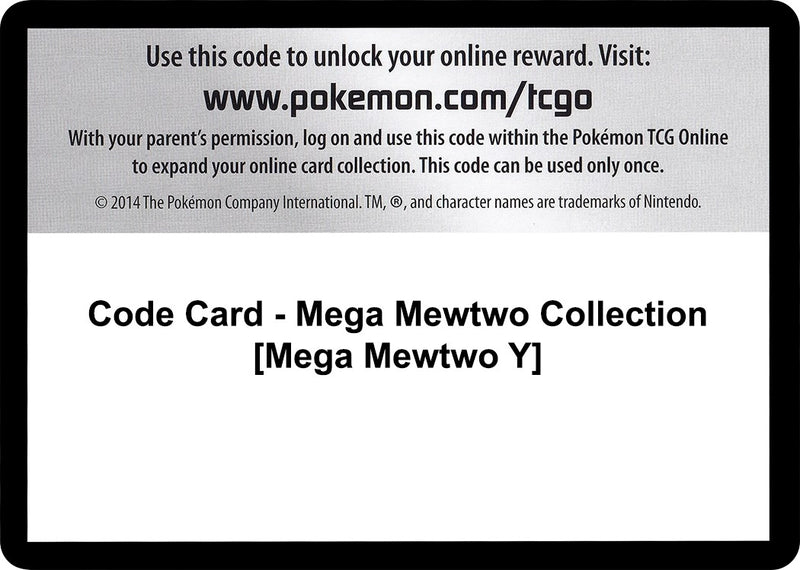 Image for Code Card - Mega Mewtwo Collection [Mega Mewtwo Y] (XY - BREAKthrough) - Pokemon