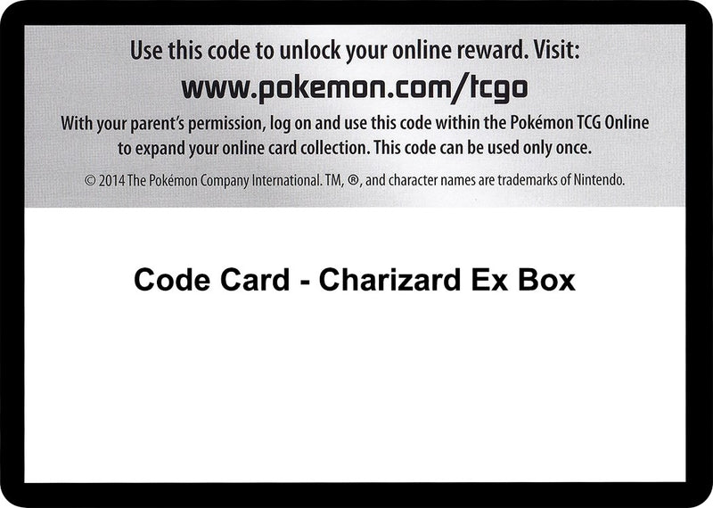 Image for Code Card - Charizard EX Box (XY - Evolutions) - Pokemon