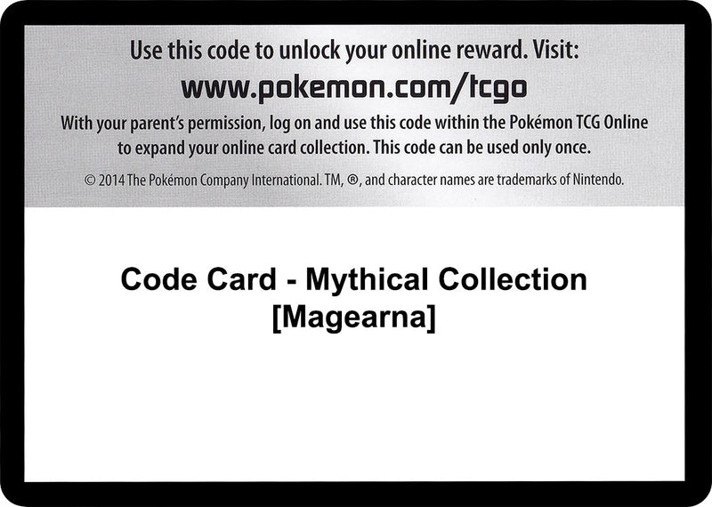 Image for Code Card - Mythical Collection [Magearna] (XY - Evolutions) - Pokemon