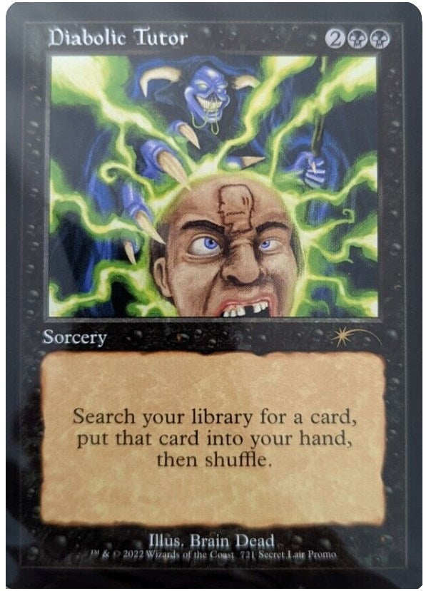 Diabolic Tutor (721) (721) (Secret Lair Drop Series)
