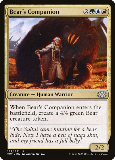 Bear's Companion (182) (Double Masters 2022)