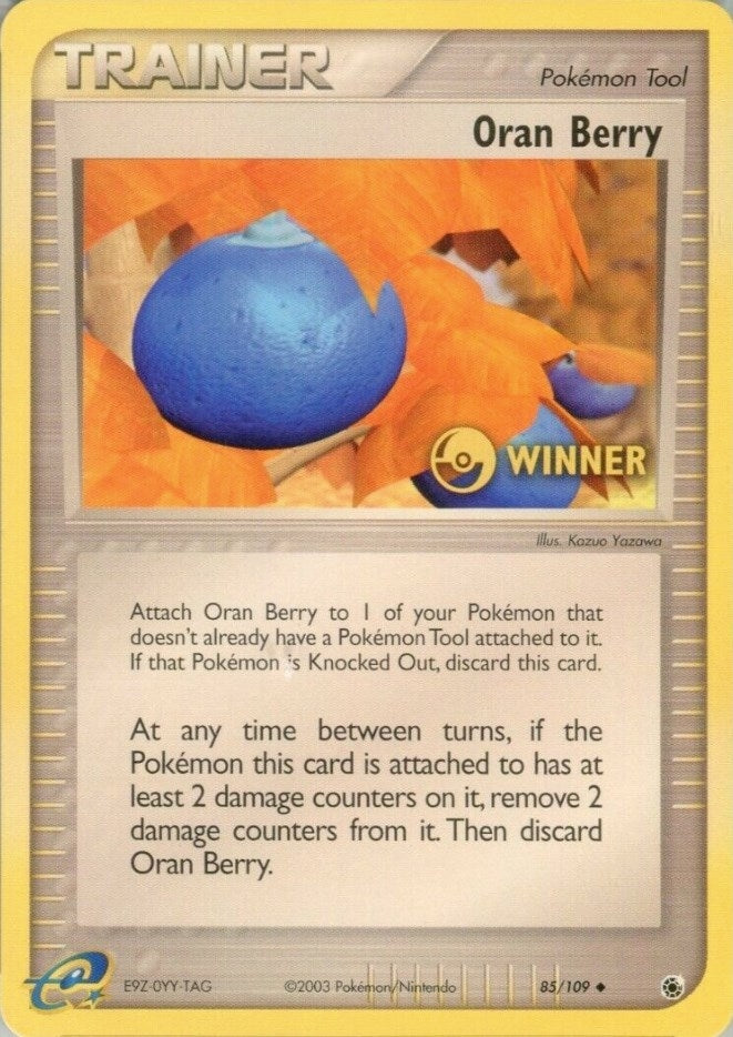 Image for Oran Berry - 85/109 [Winner] (085/109) (League & Championship Cards) - Pokemon