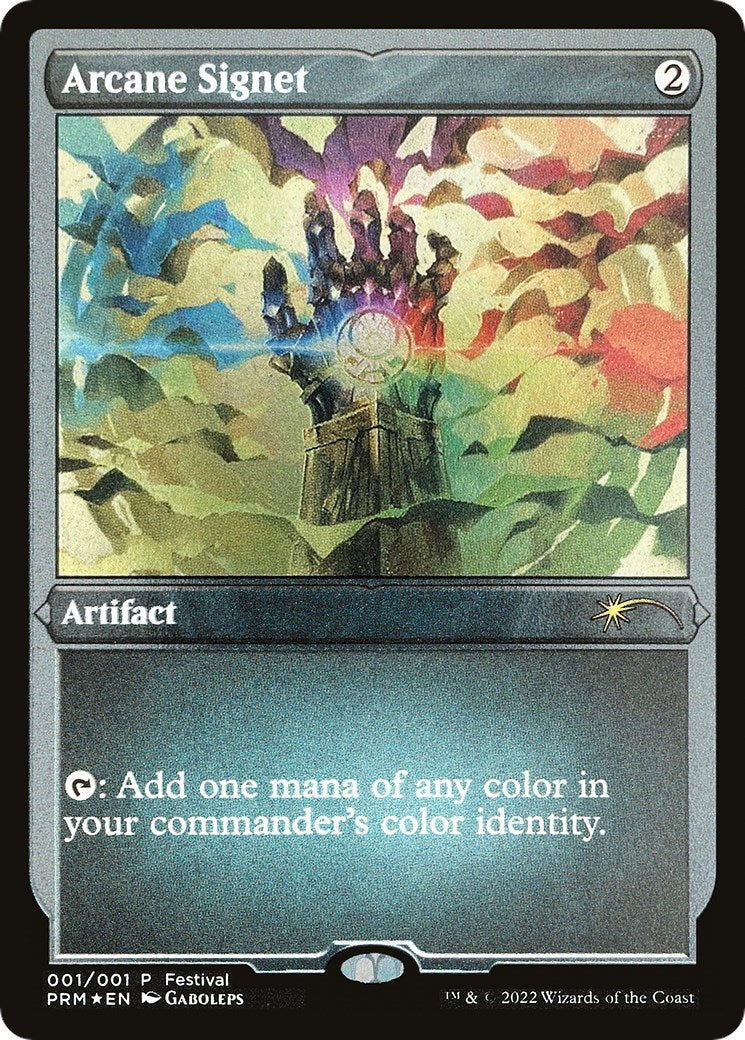Arcane Signet (Foil Etched) (1) (MagicFest Cards)