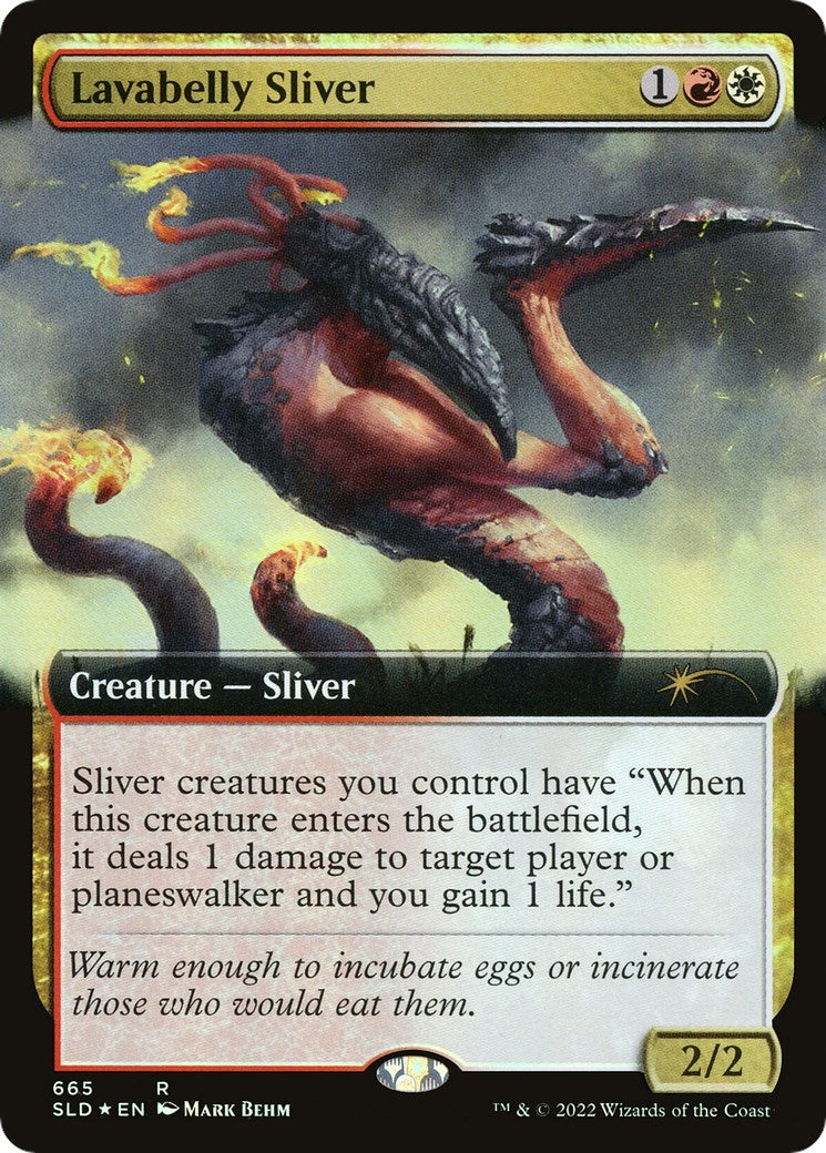 Lavabelly Sliver (Extended Art) (665) (Secret Lair Drop Series)