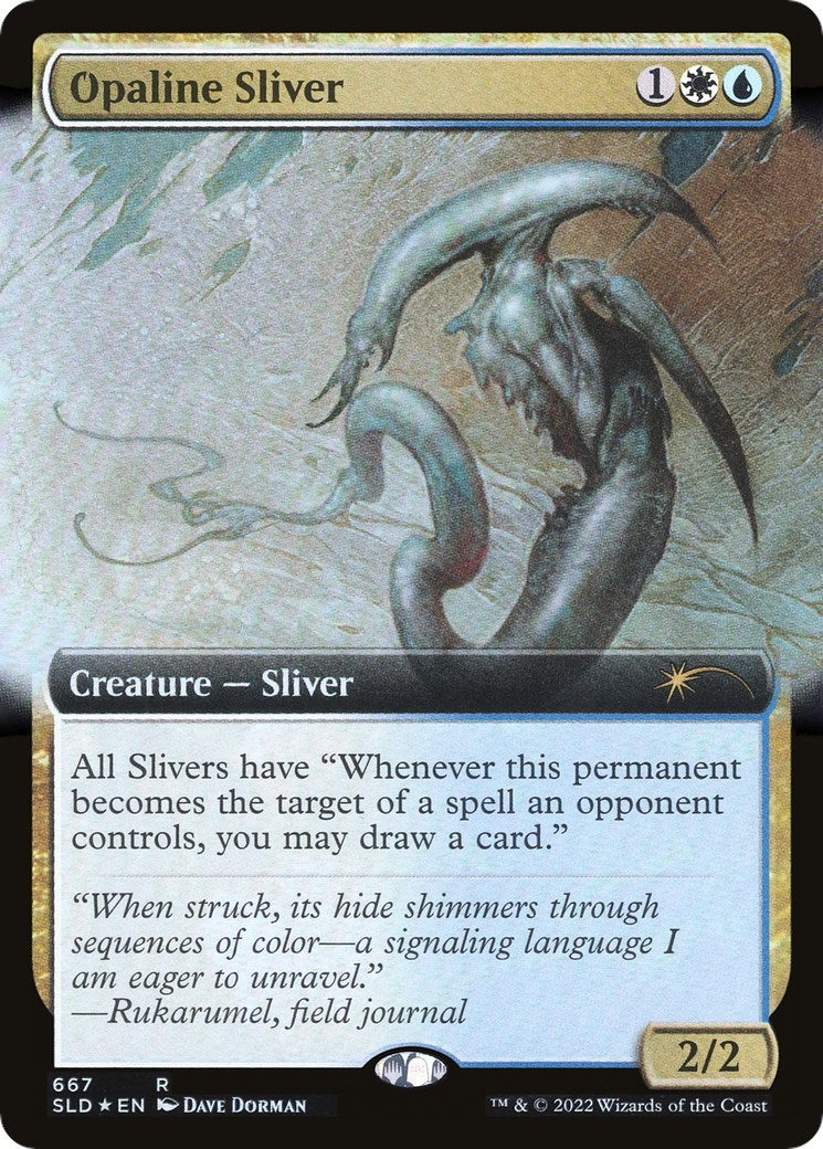 Opaline Sliver (Extended Art) (667) (Secret Lair Drop Series)