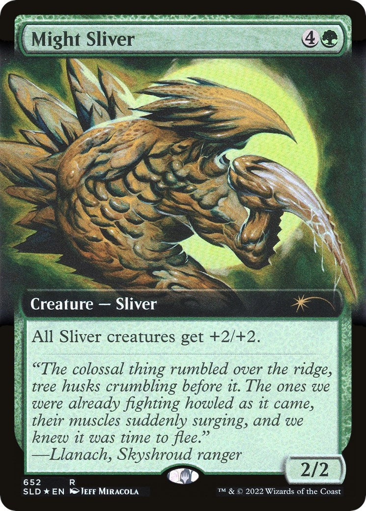Might Sliver (Extended Art) (652) (Secret Lair Drop Series)