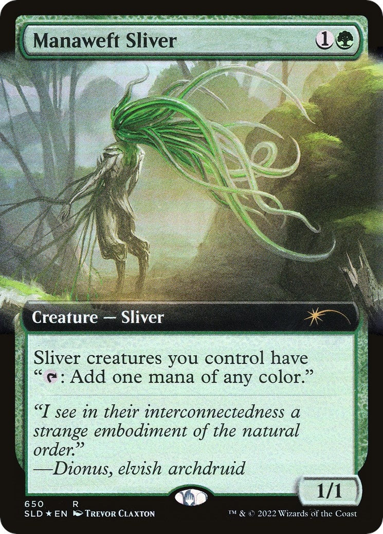 Manaweft Sliver (Extended Art) (650) (Secret Lair Drop Series)