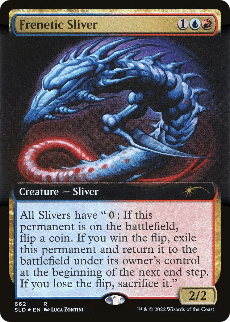 Frenetic Sliver (Extended Art) (662) (Secret Lair Drop Series)