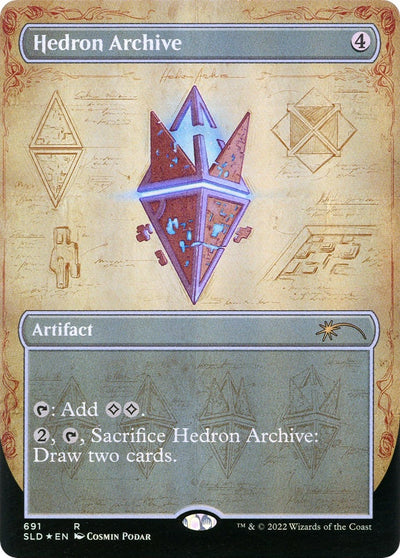 Hedron Archive (Borderless) (691) (Secret Lair Drop Series)