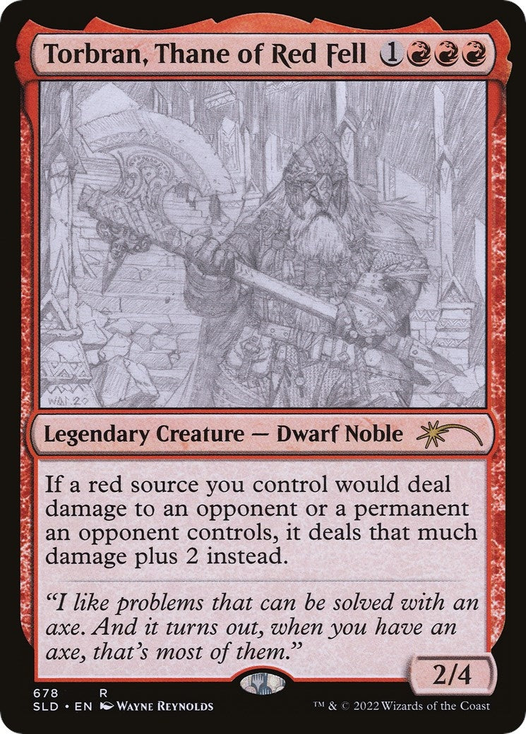 Torbran, Thane of Red Fell (678) (678) (Secret Lair Drop Series)