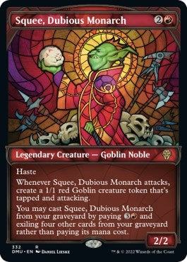 Squee, Dubious Monarch (Textured Foil) (332) (Dominaria United)