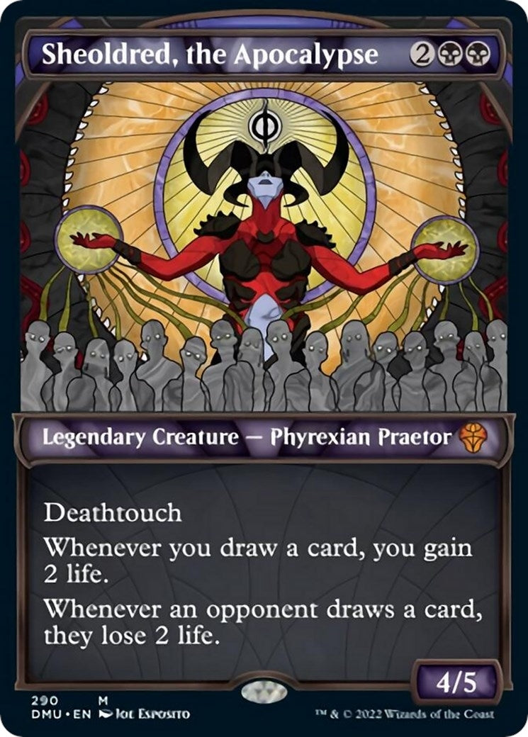 Sheoldred, the Apocalypse (Showcase) (290) (Dominaria United)