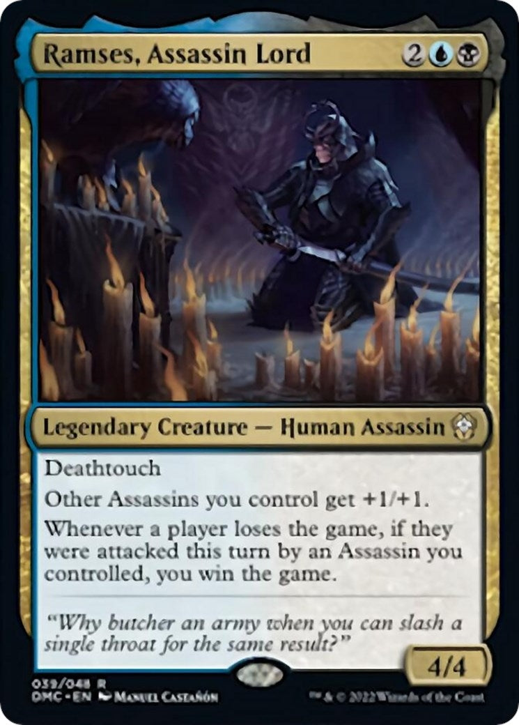 Ramses, Assassin Lord (39) (Commander: Dominaria United)