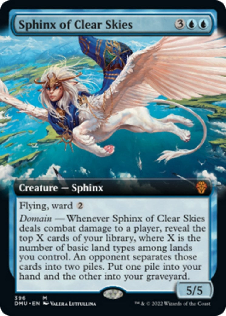Sphinx of Clear Skies (Extended Art) (396) (Dominaria United)