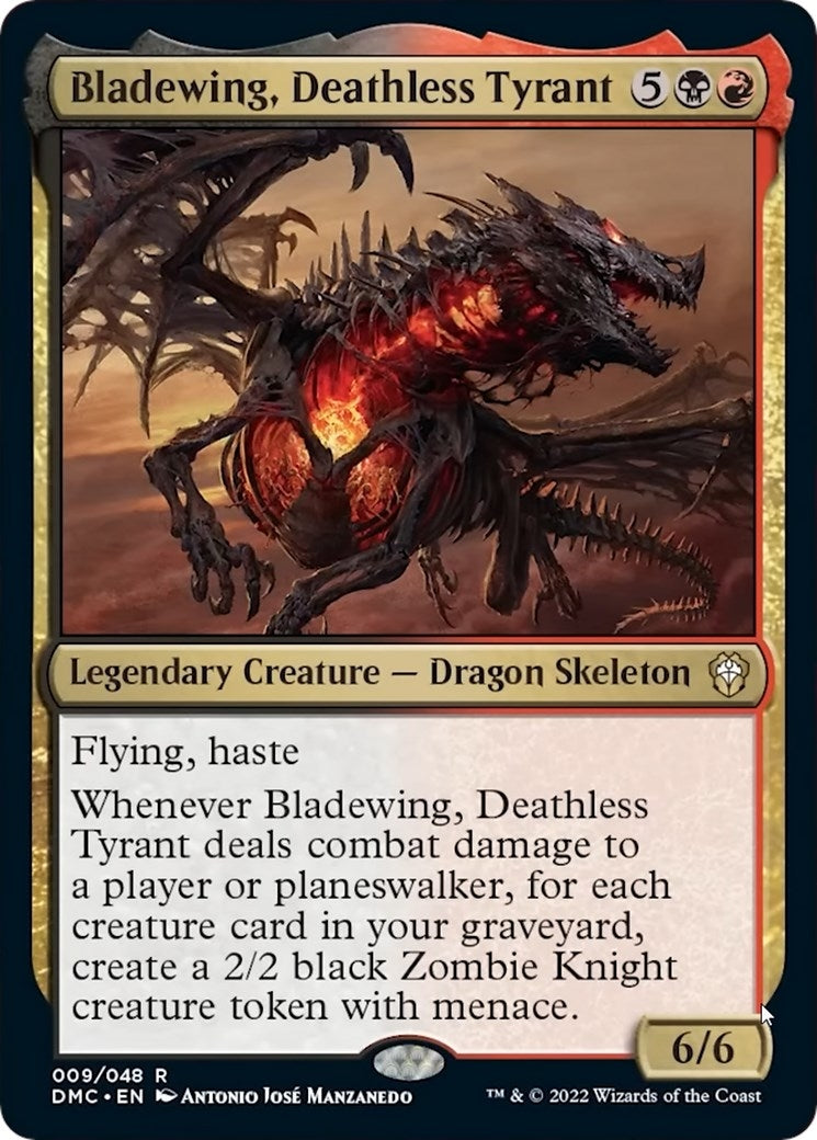 Bladewing, Deathless Tyrant (9) (Commander: Dominaria United)
