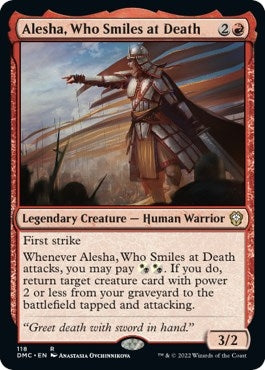 Alesha, Who Smiles at Death (118) (Commander: Dominaria United)