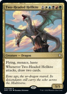 Two-Headed Hellkite (14) (Commander: Dominaria United)