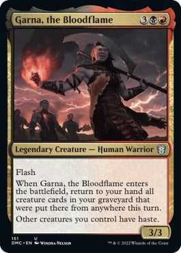 Garna, the Bloodflame (151) (Commander: Dominaria United)