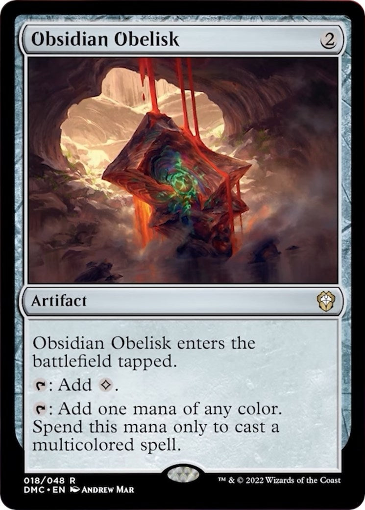 Obsidian Obelisk (18) (Commander: Dominaria United)